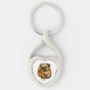 Search for cartoon pug key rings Animal
