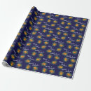 Search for navy blue and orange wrapping paper Floral