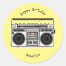 Search for vintage radio stickers Frequency