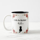 Search for cat silhouettes mugs Black and white