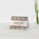 Search for grey damask thank you cards Classic