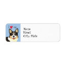 Search for welsh corgi return address labels Cardigan