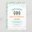 Search for lets chill party invitations Popsicles