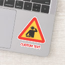 Search for road work stickers Yellow