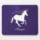 Search for purple fantasy mousepads Unicorn