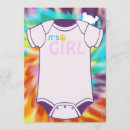 Search for tie dye baby shower invitations Groovy