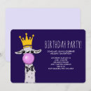 Search for bubble gum birthday invitations Cute