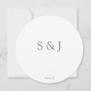 Search for white circle invitations Unique
