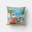 Search for santa claus pillows cushions Beach