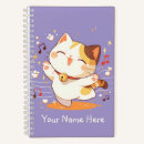 Search for kawaii cat notebooks Cartoon