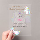 Search for unicorn rainbow colours invitations Pink