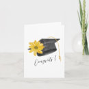 Search for flower graduation cards Watercolor
