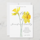 Search for daffodil wedding invitations Botanical