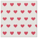 Search for red and white hearts fabric Girly