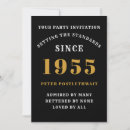 Search for 1955 invitations Black