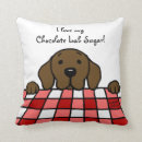 Search for chocolate labrador cushions Funny
