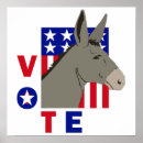 Search for democrat donkey posters Vote