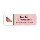 Search for fruit slices return address labels Cute