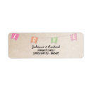 Search for banner return address labels Vintage