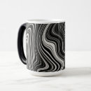 Search for black and white abstract mugs Animal