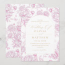 Search for french toile invitations Peony