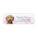 Search for golden doodle return address labels Cute