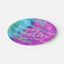 Search for purple and teal plates Modern