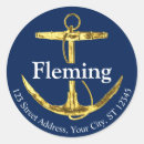 Search for gold anchor stickers Elegant