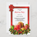 Search for red and gold christmas invitations Green