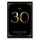 Search for 30 table cards Black