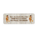 Search for hula return address labels Hawaiian