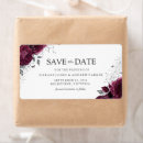 Search for save the date return address stickers Floral