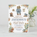 Search for rustic 1st birthday invitations Western