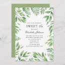 Search for summer sweet 16 invitations Watercolor