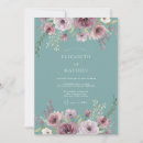 Search for dusty blue and mauve wedding invitations Floral