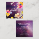 Search for watercolor flowers business cards Professional