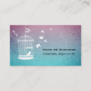 Search for caged business cards Bird