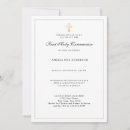 Search for christian first communion invitations Simple