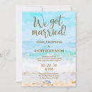 Search for beach wedding reception invitations Tropical