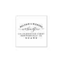 Search for rectangular rubber stamps Return address