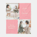 Search for pink photo blankets Girly