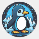 Search for penguin cartoon stickers Wildlife