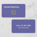 Search for waste removal business cards Trash