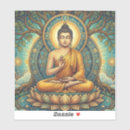 Search for enlightenment stickers Buddha