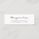 Search for coastal business cards Elegant