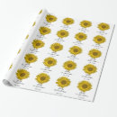 Search for sunflower birthday wrapping paper Flowers