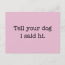 Search for funny dog saying postcards Typography