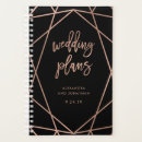 Search for wedding planning office supplies Rose gold