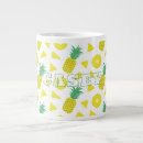 Search for modern fruit pattern mugs Pineapple