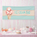 Search for ice cream signs Pink and blue